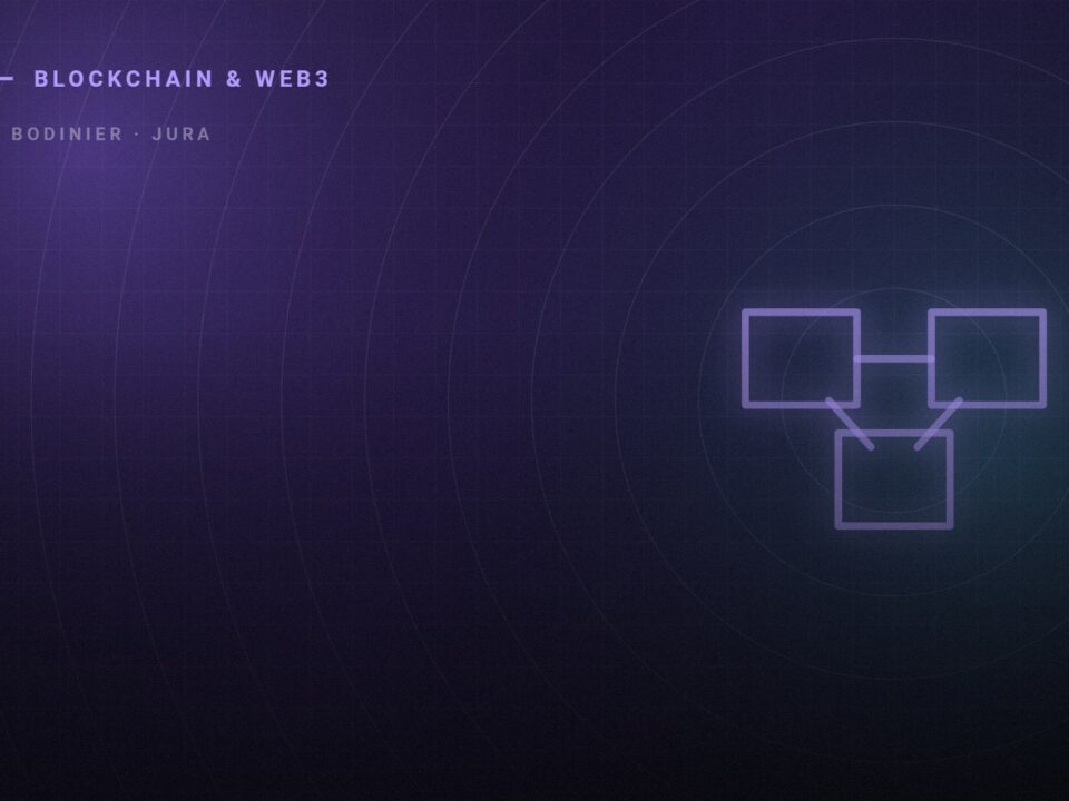 Illustration du corpus Blockchain & Web3 — JB Bodinier, Jura