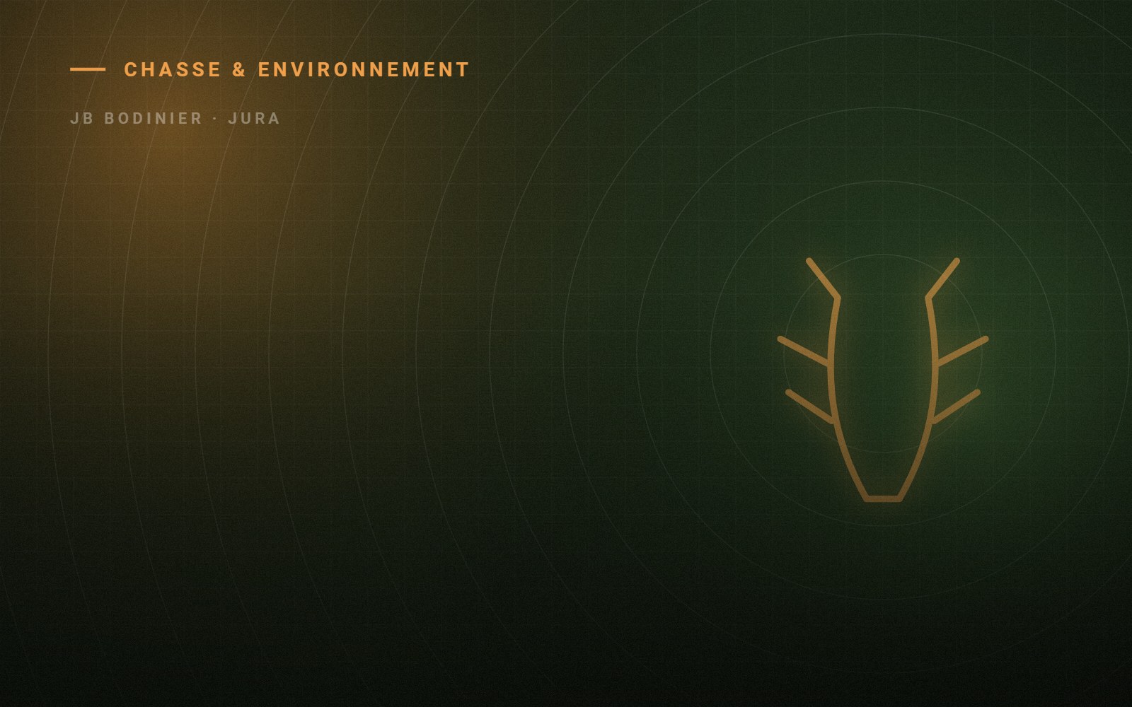 Illustration du corpus Chasse & Environnement — JB Bodinier, Jura