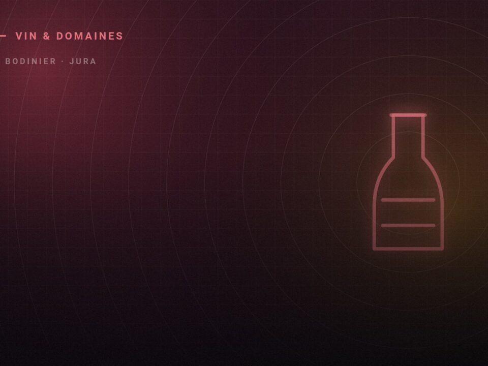 Illustration du corpus Vin & Domaines — JB Bodinier, Jura